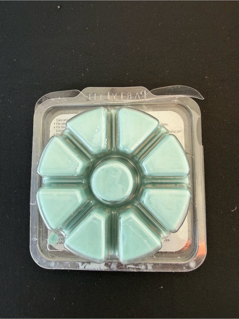 Partylite Indian Blue Lotus & Ginger Scent Plus Melts Wax Tarts 9 pc